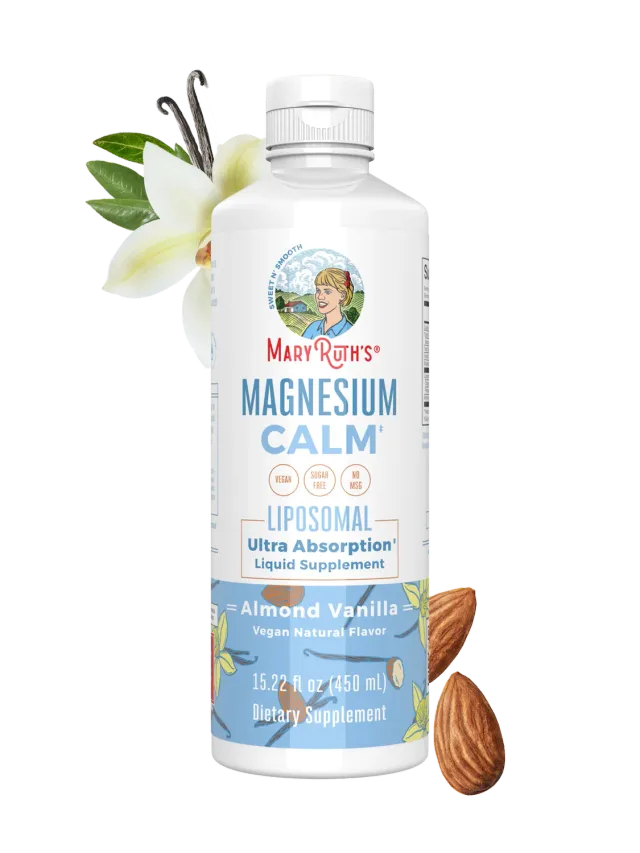 MaryRuth's Magnesium Calm liposomal mandel-vanilje