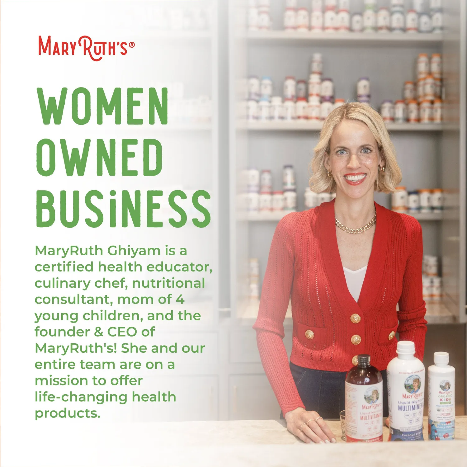 MaryRuth's Organic Rhodiola Root Liquid Extract dråper uten smak stress