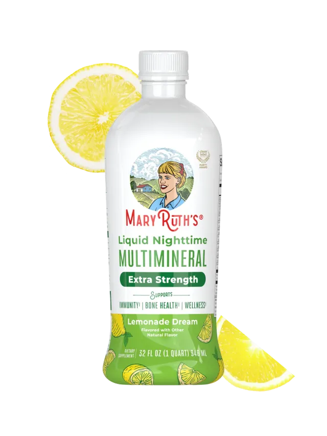 MaryRuth's Nighttime Multimineral flytende ekstra sterk