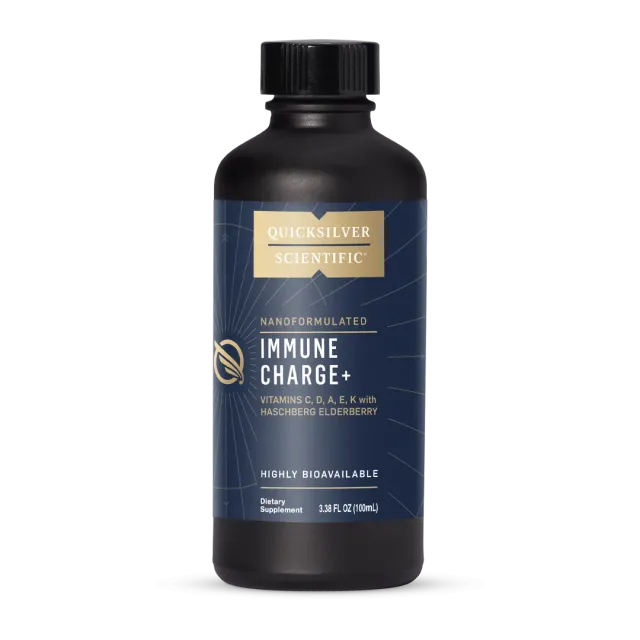 Quicksilver Scientific Immune Charge+ 100 ml flytende kosttilskudd med hyllebær
