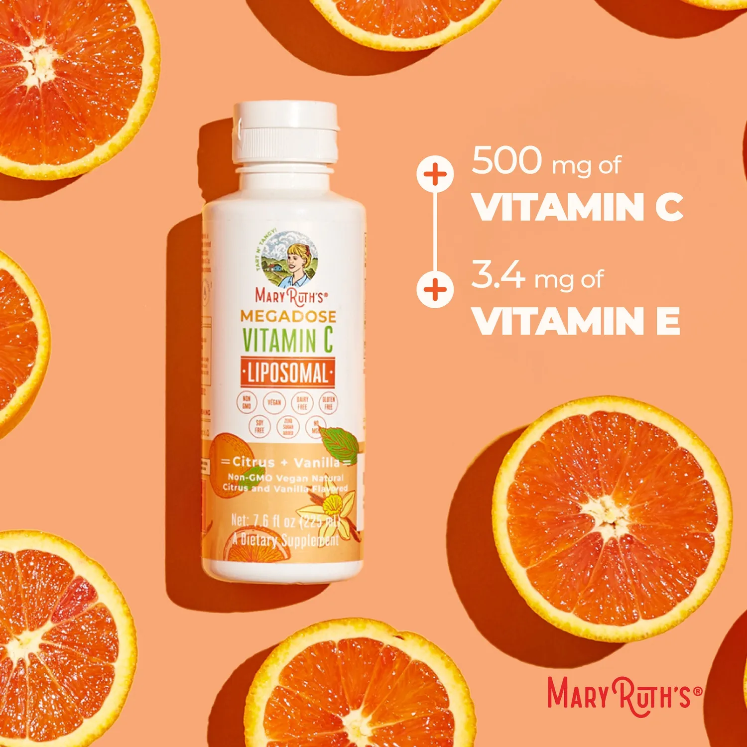 MaryRuth's Megadose Vitamin C Liposomal c-vitamin 30 doser immun
