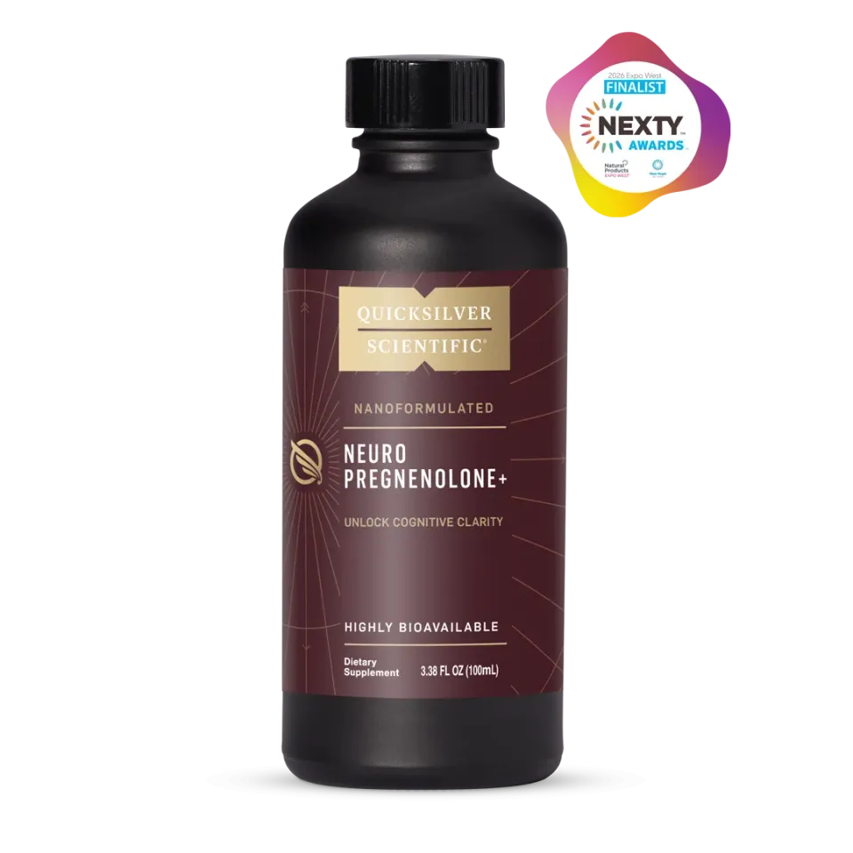 Quicksilver Neuro Pregnenolone+ tilskudd 100 ml – hjerne