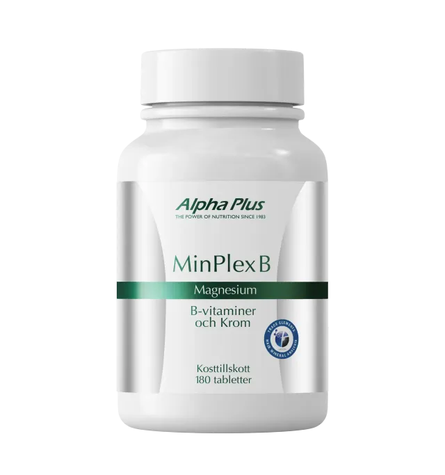A+ MinPlex B tabletter 180 stk magnesium B6
