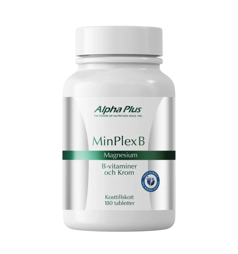 A+ MinPlex B tabletter 180 stk magnesium B6