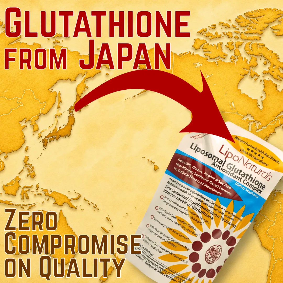 LipoNaturals Glutathione Complex flytende 15oz 30 doser C-vitamin