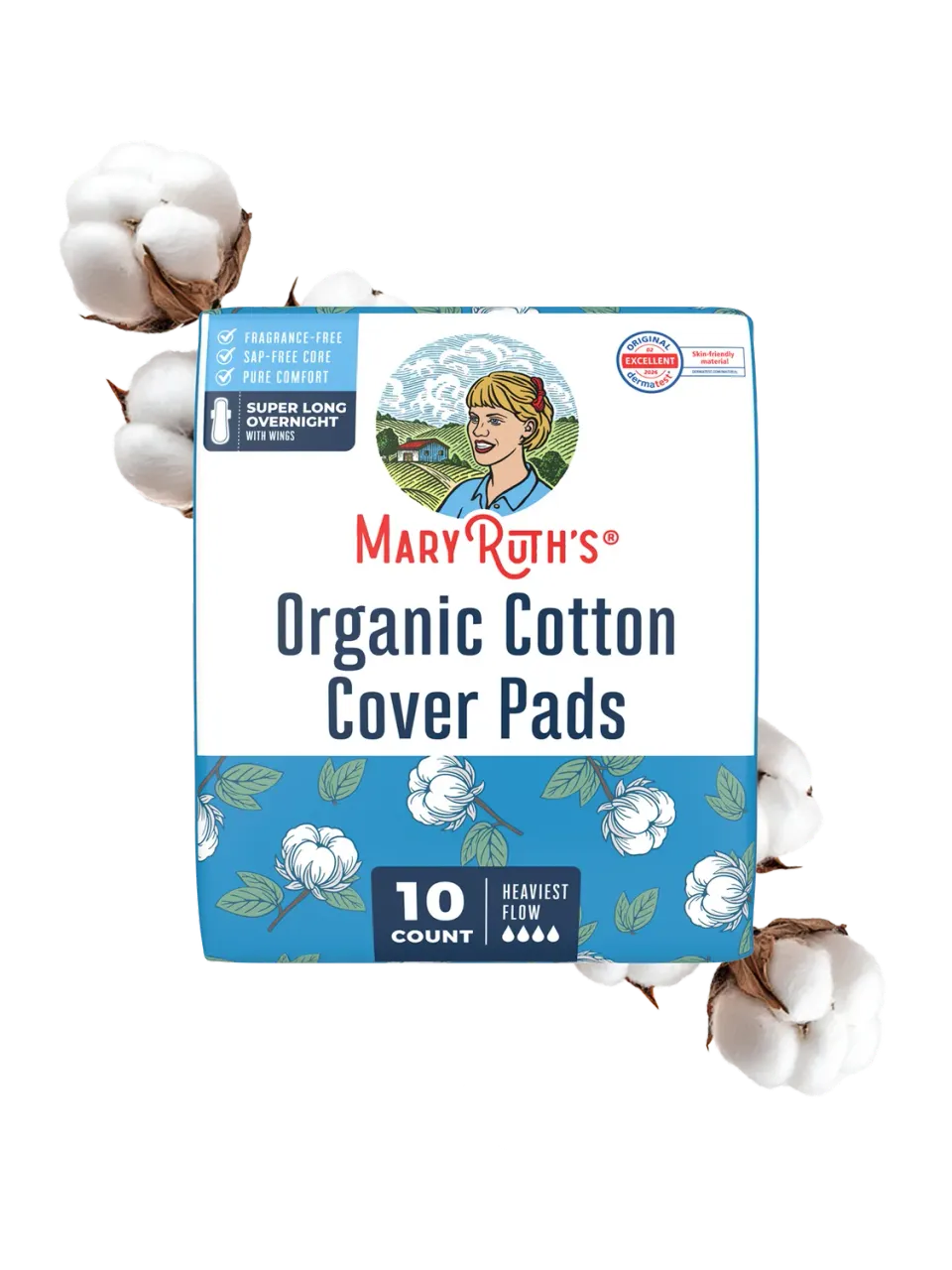 MaryRuth's Organic Cotton Cover bind natt super