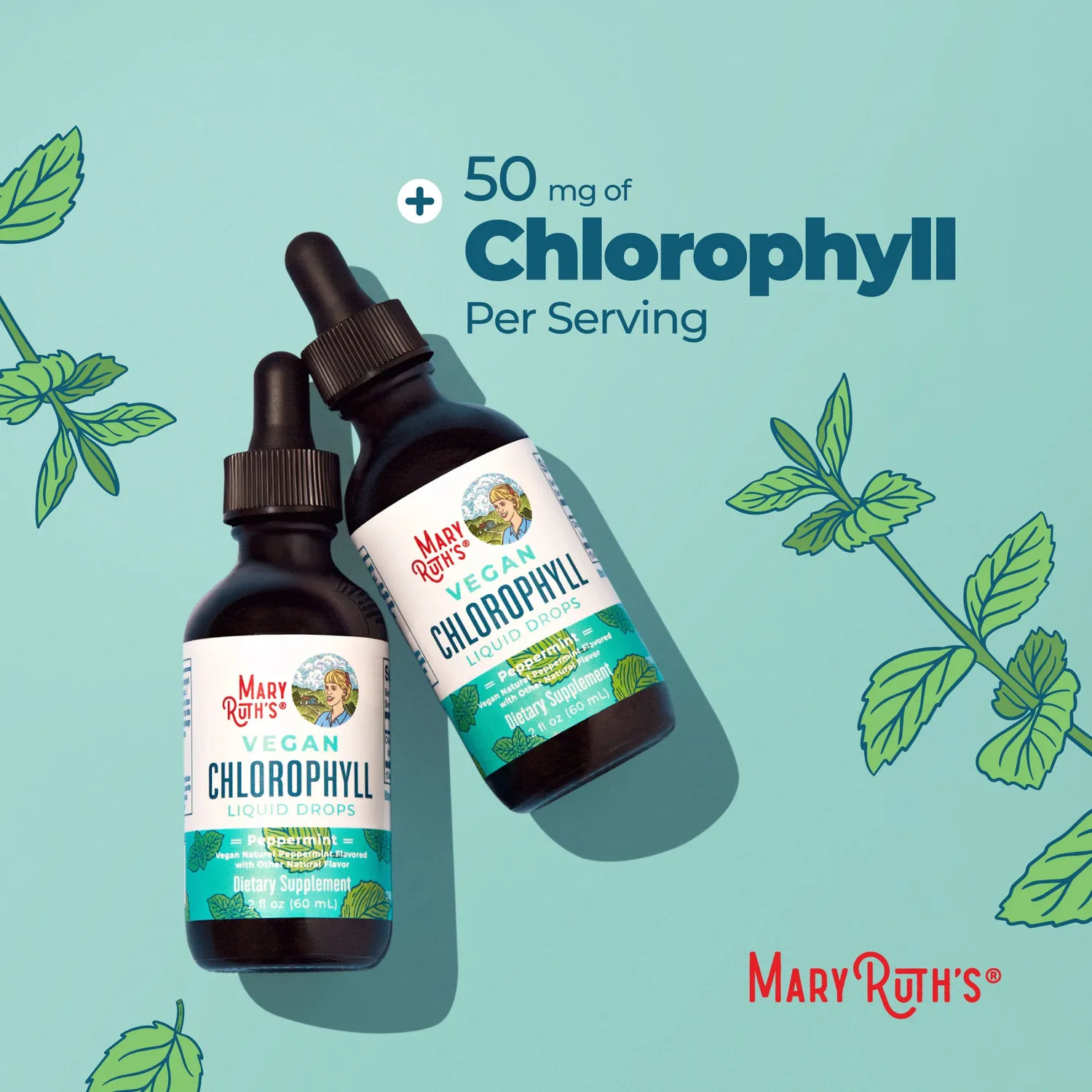 MaryRuth's Chlorophyll klorofyll dråper morbær