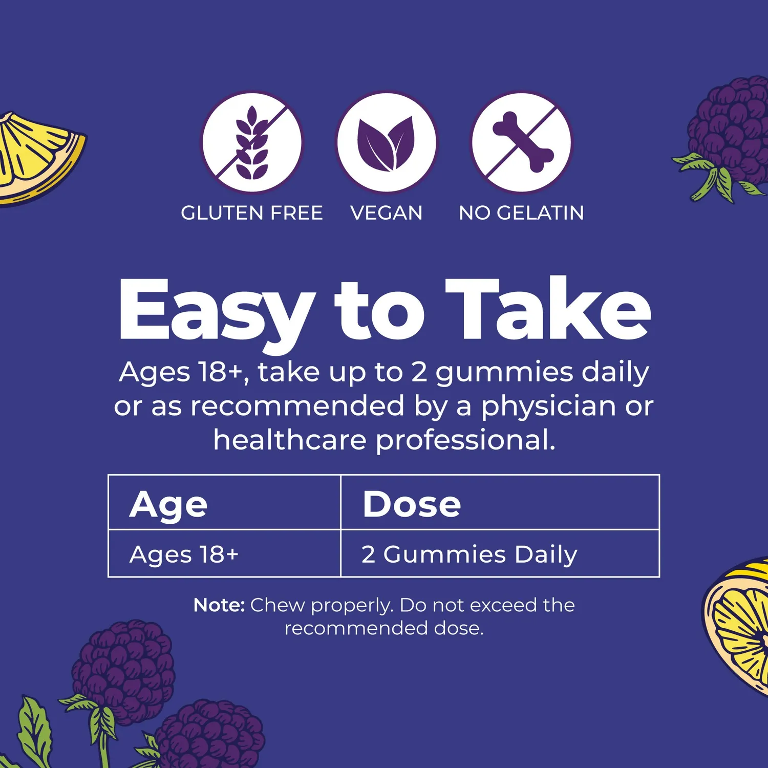 MaryRuth's Daily Hair Formula gummies bjørnebær
