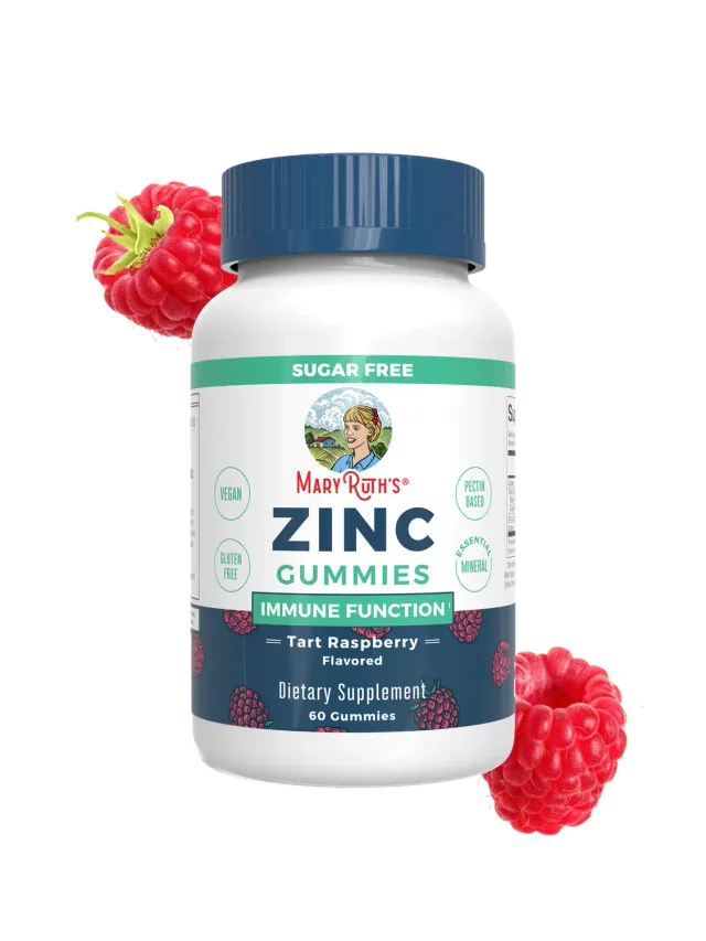 MaryRuth's Zinc Gummies sink gummies bringebær immunforsvar