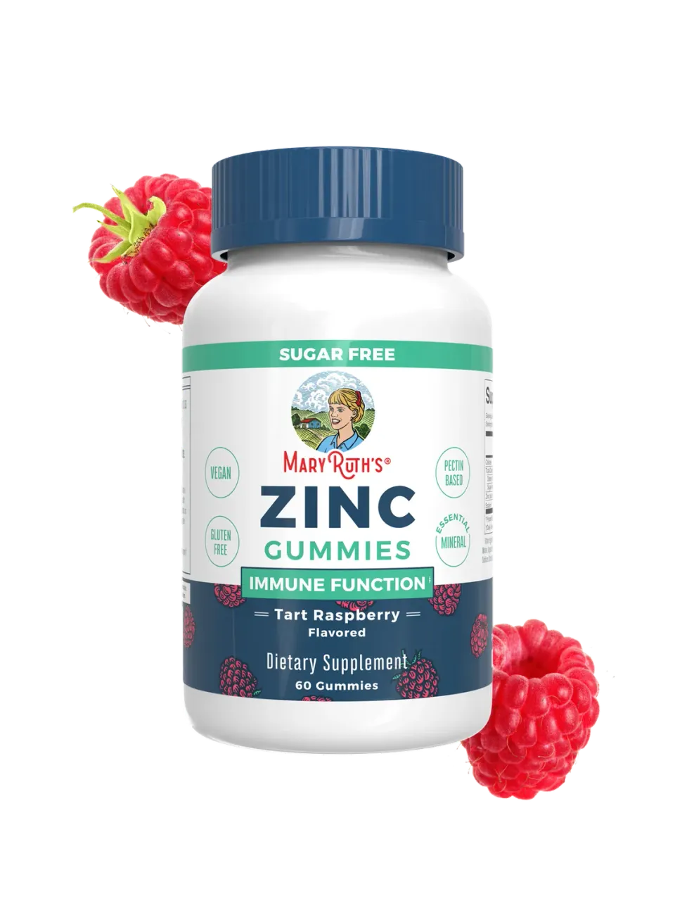 MaryRuth's Zinc Gummies sink gummies bringebær immunforsvar