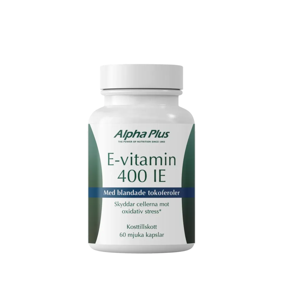 A+ Multivitamin E-vitamin 400 IE kapsler 60 stk blandede tokoferoler