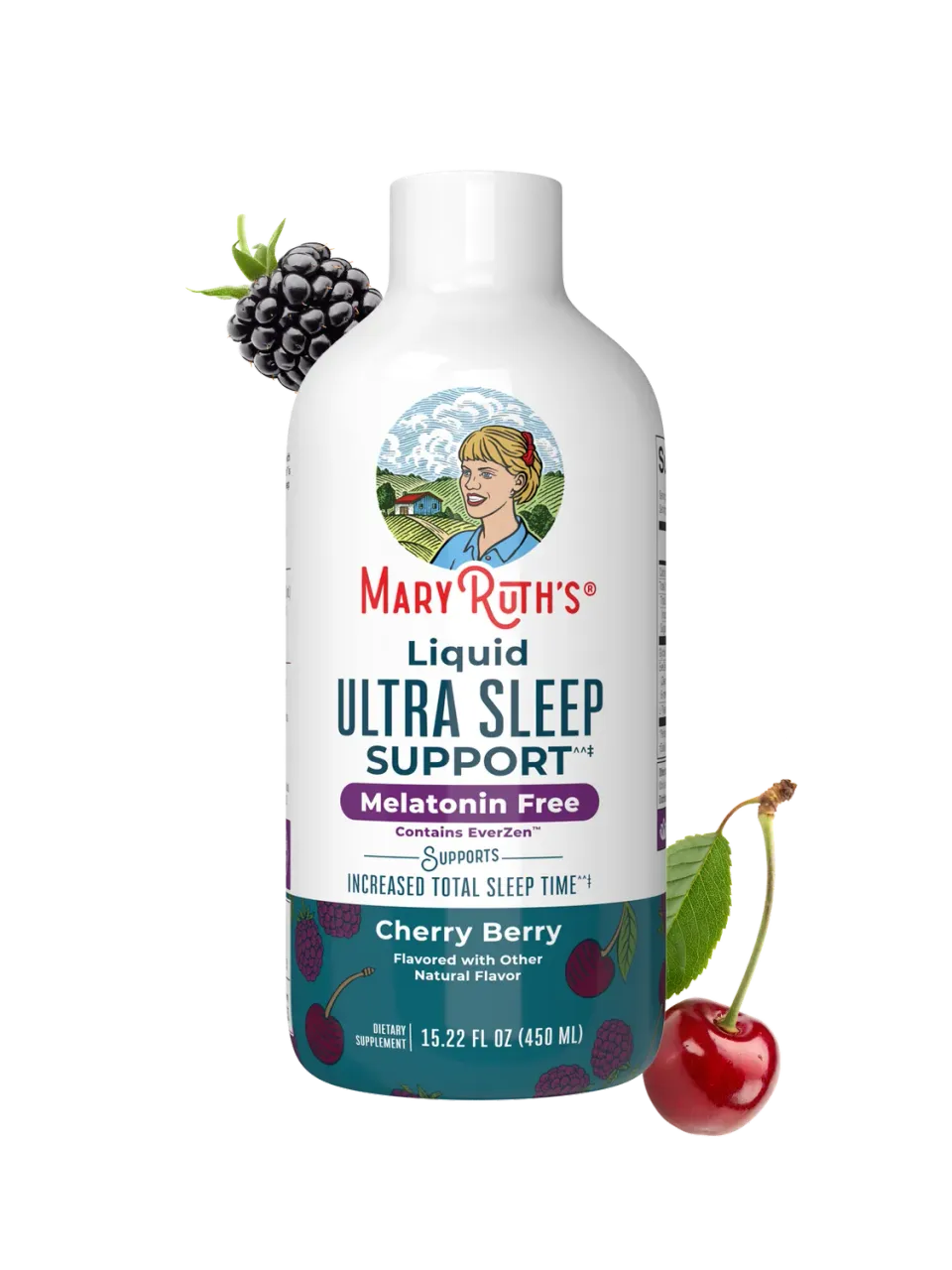 MaryRuth's Liquid Ultra Sleep Support flytende søvn kirsebær-bær
