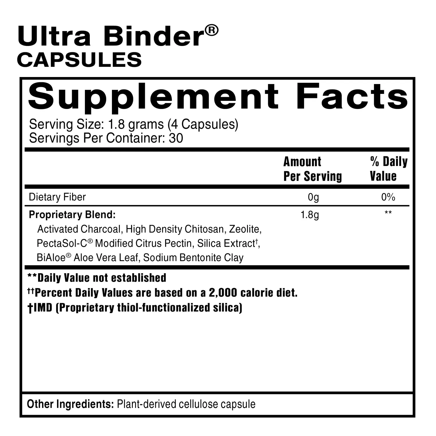 Quicksilver Scientific Ultra Binder Combo 30 pakker kapsler