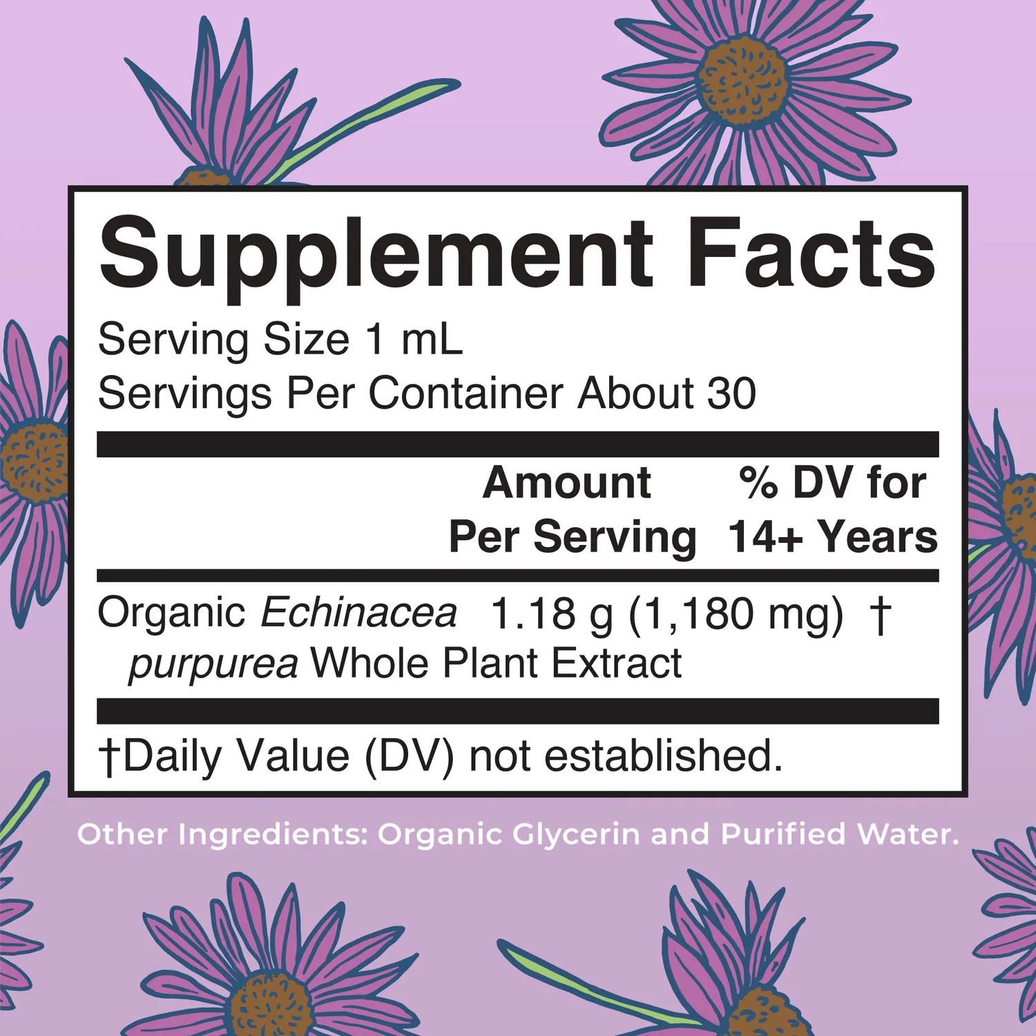 MaryRuth's Echinacea Purpurea urtedråper 30 ml