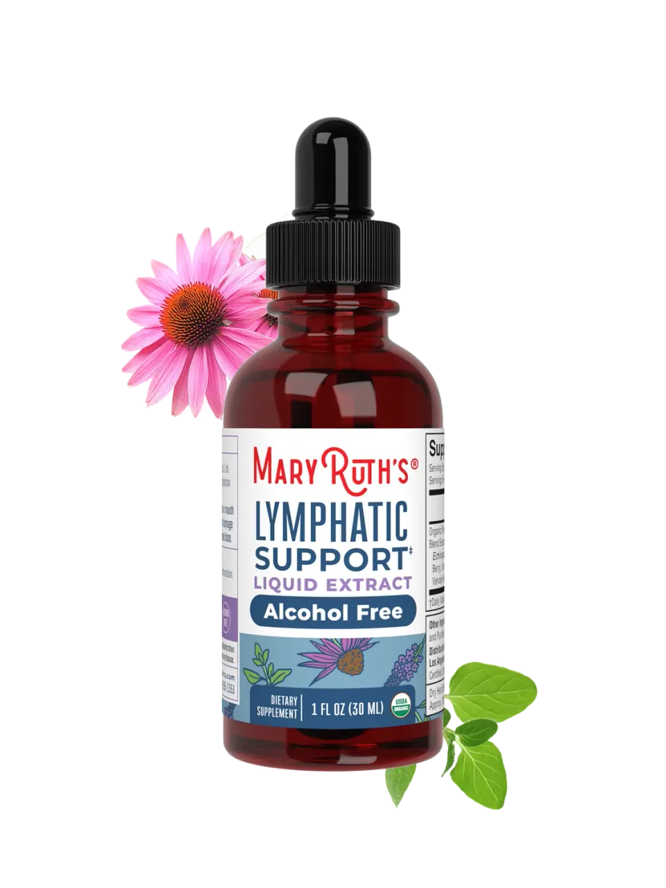 MaryRuth's Lymphatic Support urteblanding 1 oz immun