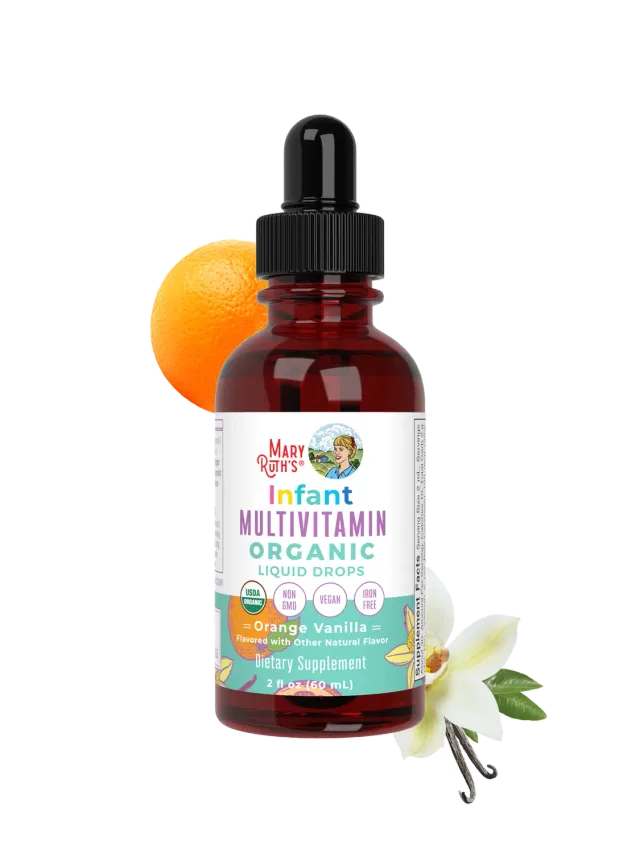 MaryRuth's Organic Infant Multivitamin dråper appelsin-vanilje