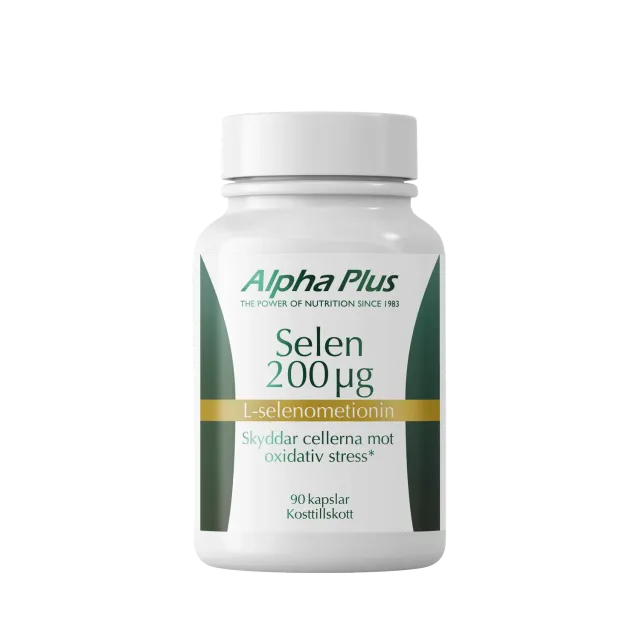 A+ Selen 200 µg kapsler 90 stk L-selenometionin