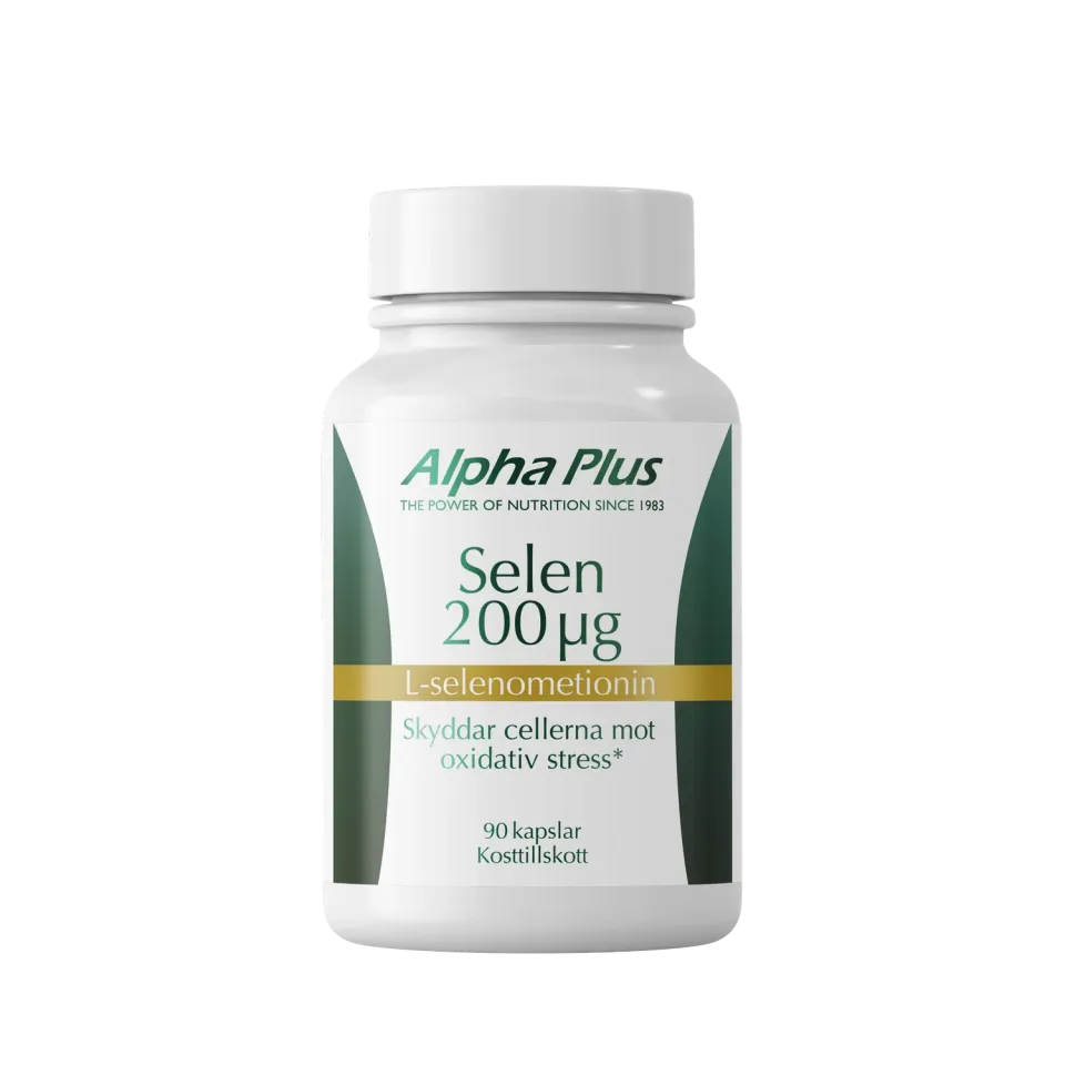 A+ Selen 200 µg kapsler 90 stk L-selenometionin