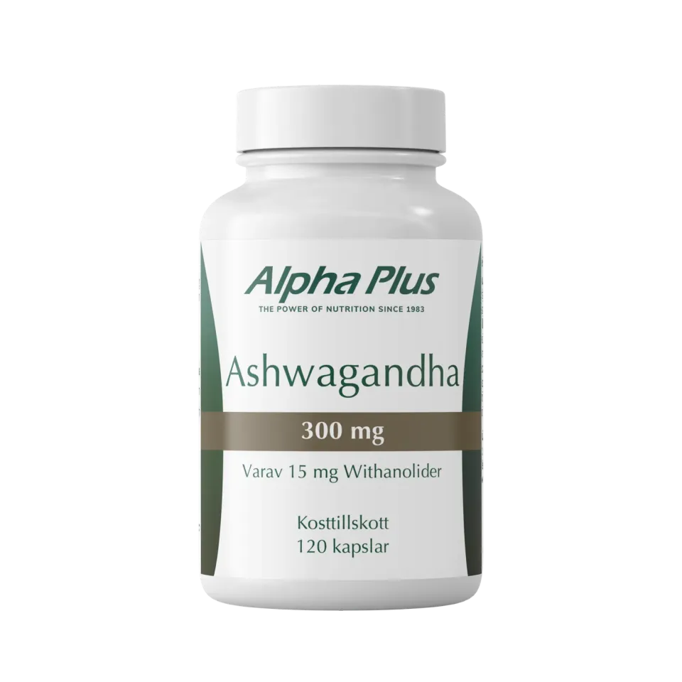 A+ Ashwagandha kapsler 120 stk rotekstrakt 5%