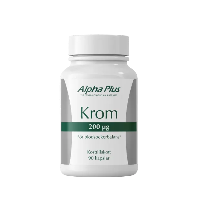 A+ Multivitamin Krom 200 µg 90 kapsler pikolinat