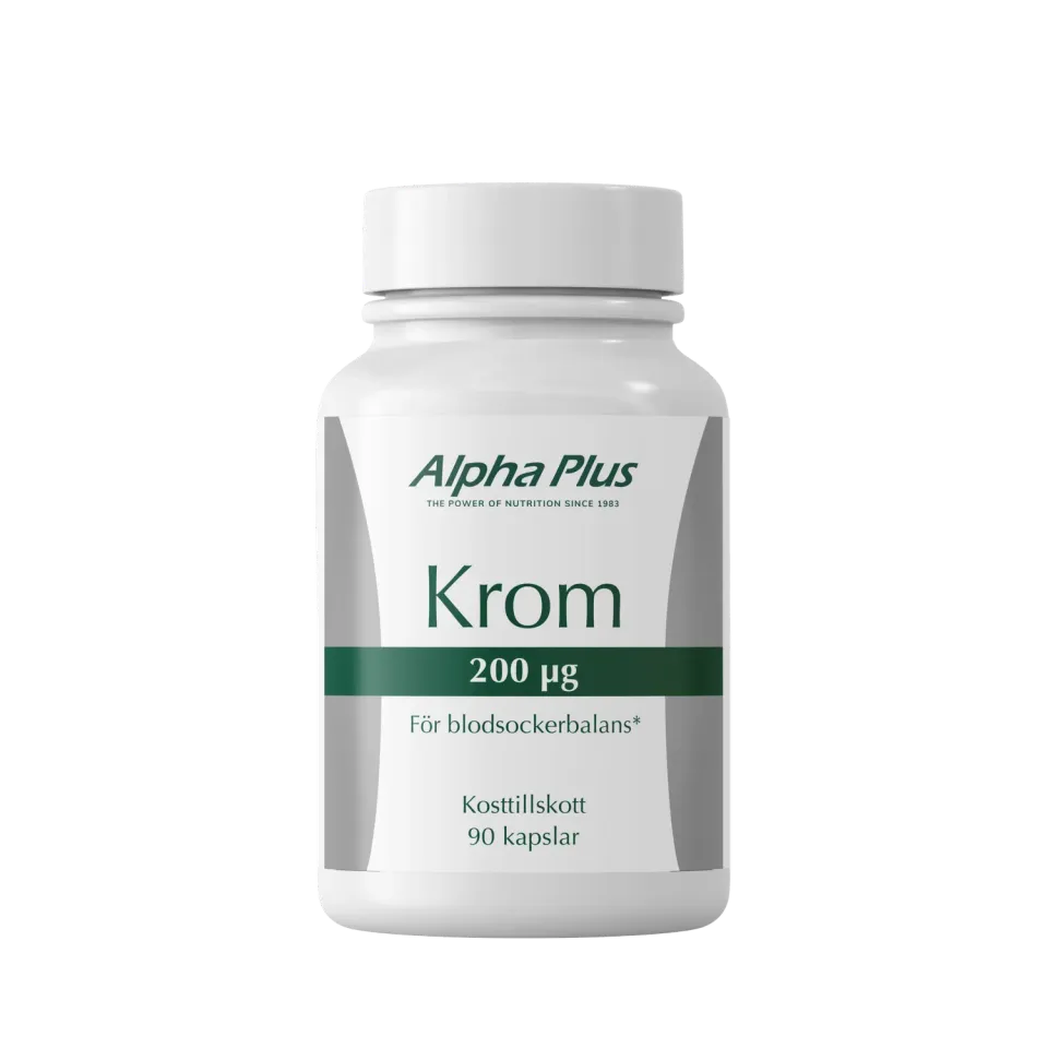 A+ Multivitamin Krom 200 µg 90 kapsler pikolinat
