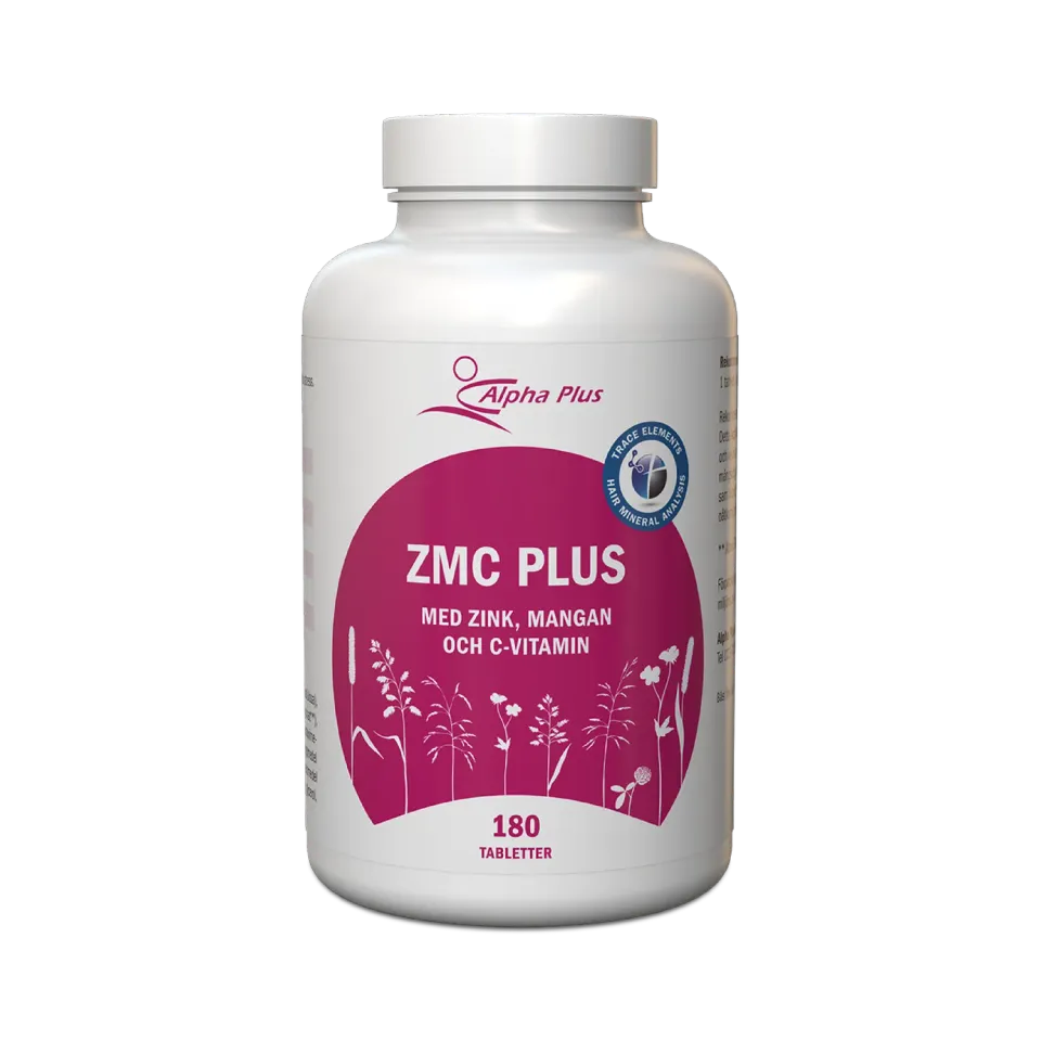 A+ Multivitamin ZMC Plus tabletter 180 stk sink