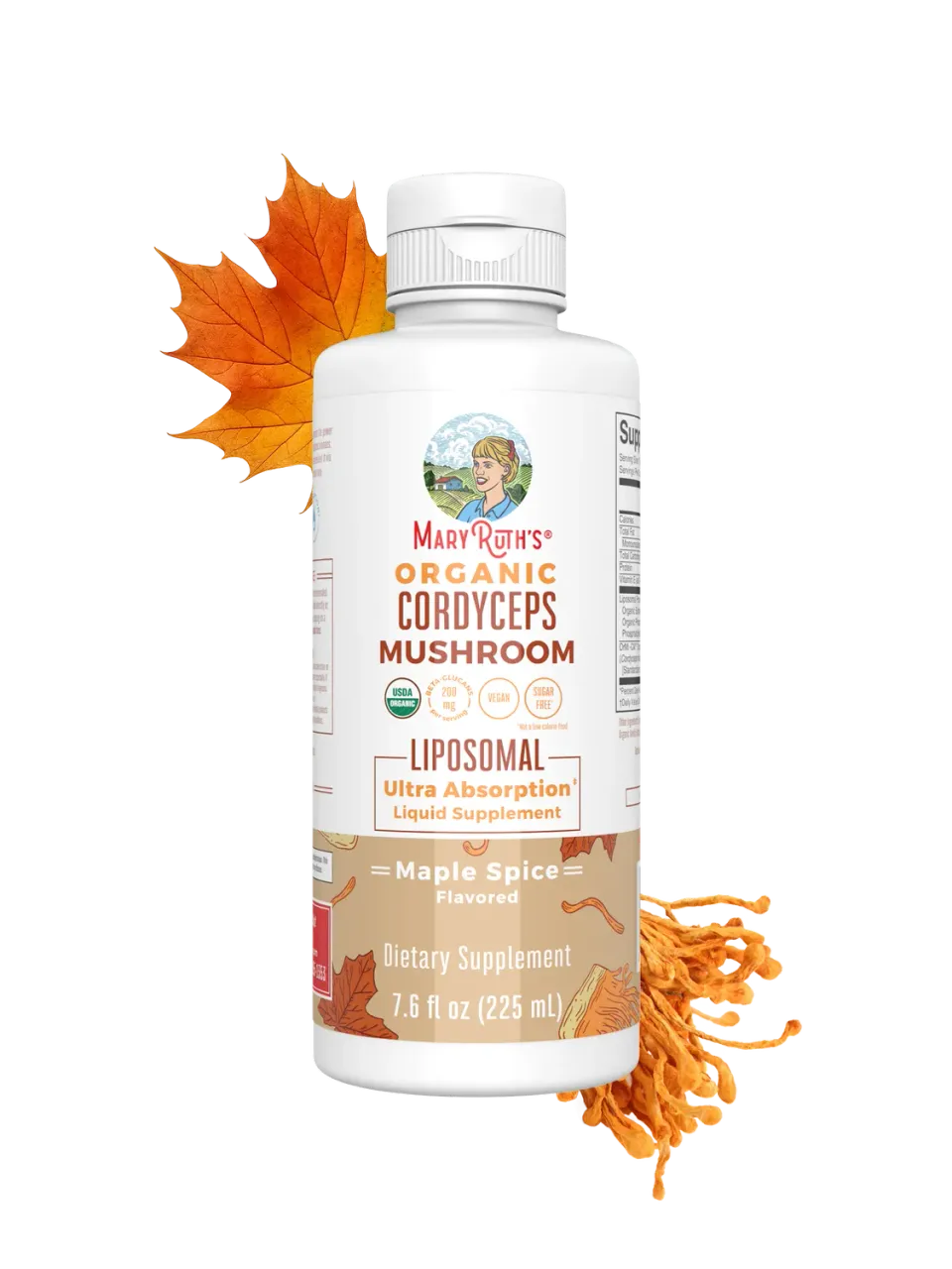 MaryRuth's Organic Cordyceps Mushroom liposomal lønnesmak