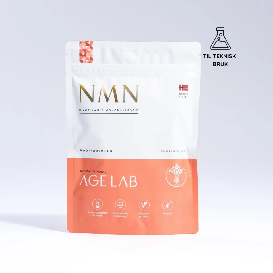NAD Total NMN pulver 30 gram høyren beta-nmn