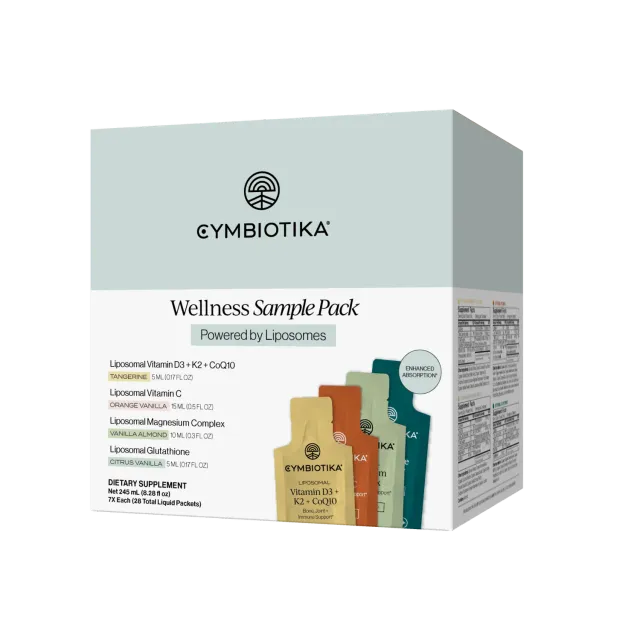 Cymbiotika Best Sellers Sampler prøvepakke 28-pack
