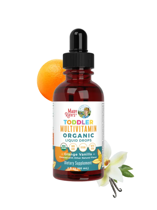 MaryRuth's Toddler multivitamindråper jern appelsin-vanilje 30 doser