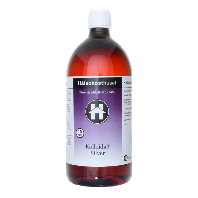A+ Multivitamin Kolloidalt silver 10ppm 1 liter desinfeksjon