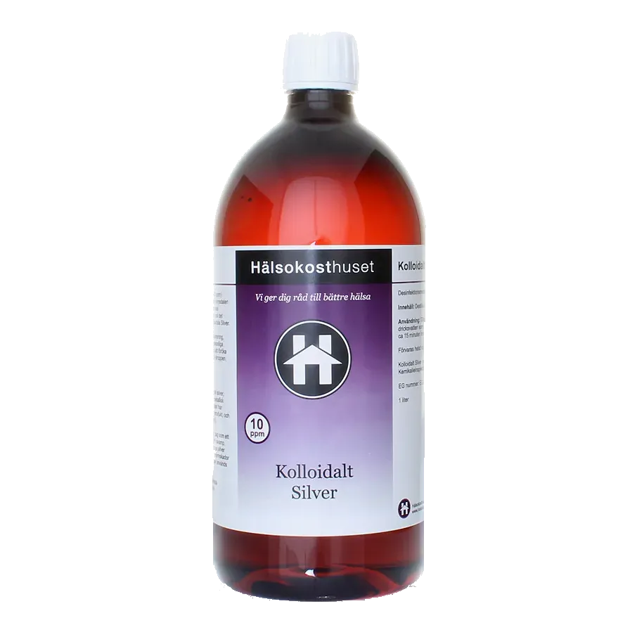 A+ Multivitamin Kolloidalt silver 10ppm 1 liter desinfeksjon