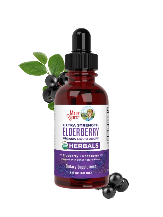 MaryRuth's Elderberry Extra Strength dråper organisk