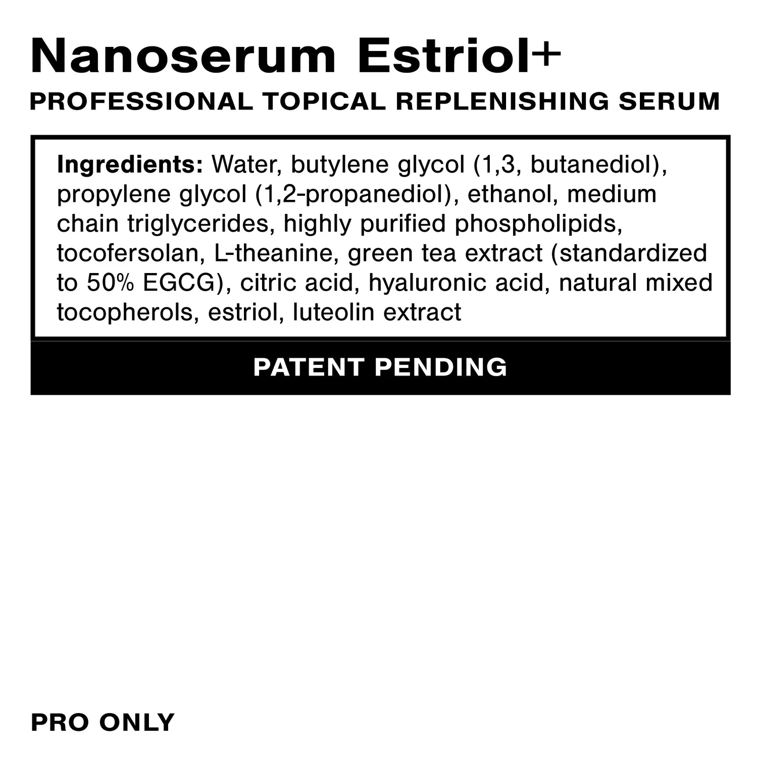 Quicksilver Professional Estriol+ serum 30 ml hud