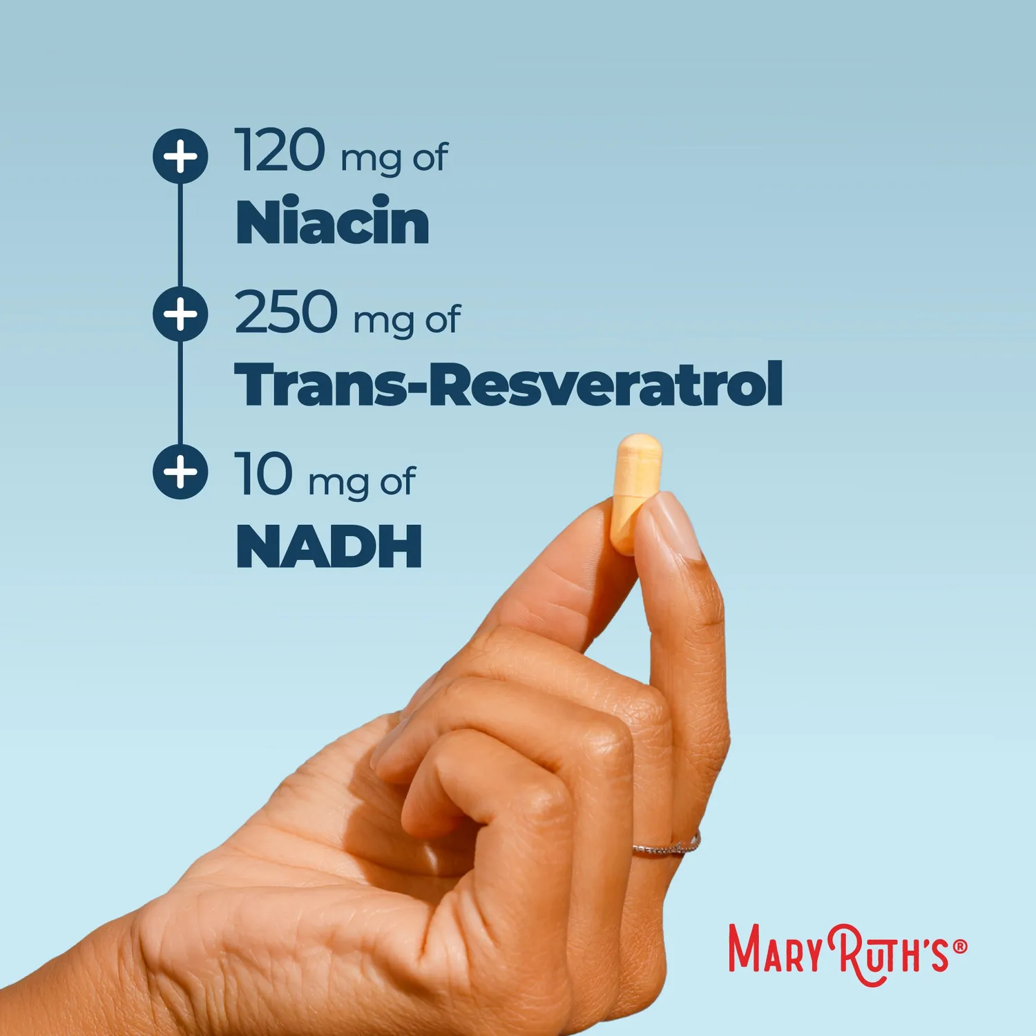 MaryRuth's NADH kapsler niacin CoQ10 1 stk