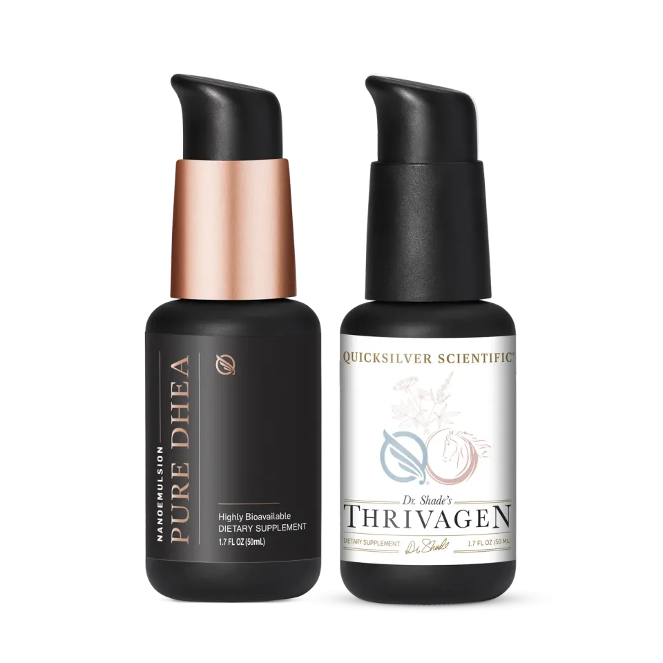 Quicksilver Scientific Pure DHEA Thrivagen Bundle hormontilskudd