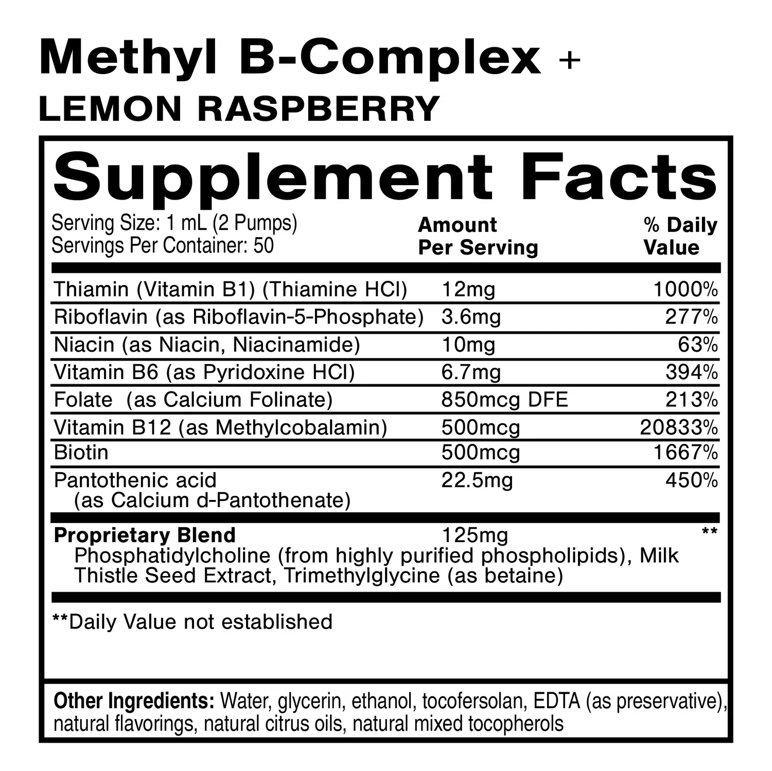 Quicksilver Scientific Methyl B-Complex B-kompleks 50 ml liposomal