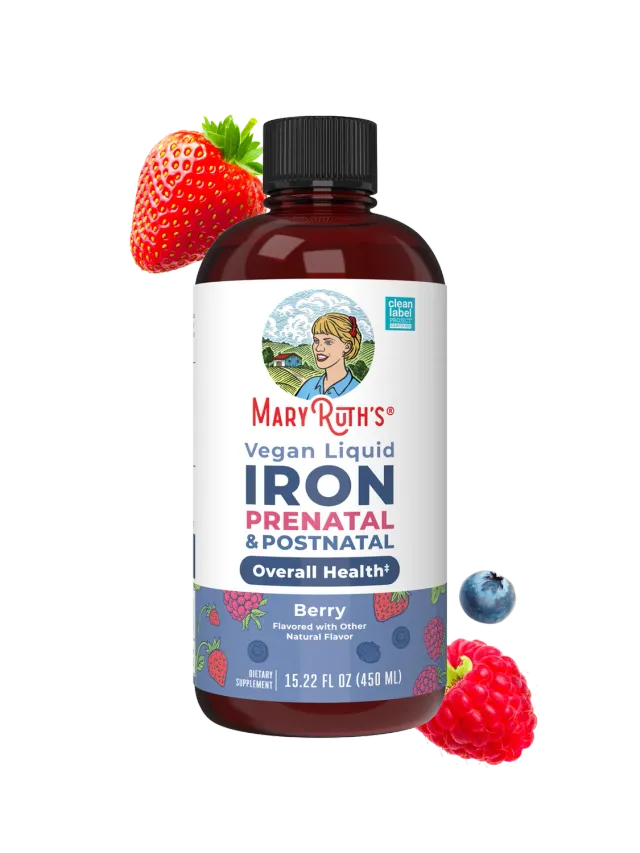 MaryRuth's Prenatal Postnatal Liquid Iron flytende 30 doser
