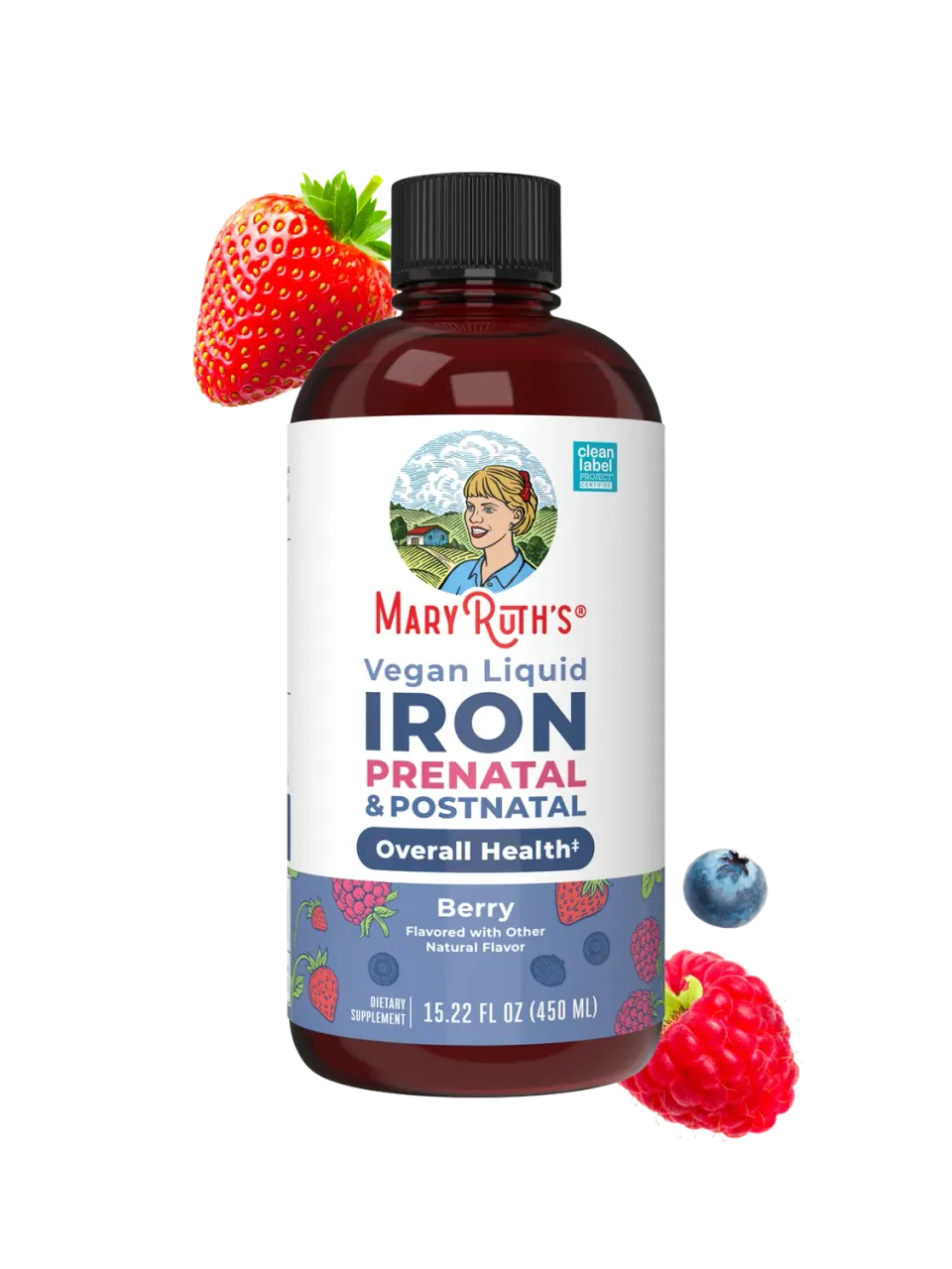 MaryRuth's Prenatal Postnatal Liquid Iron flytende 30 doser