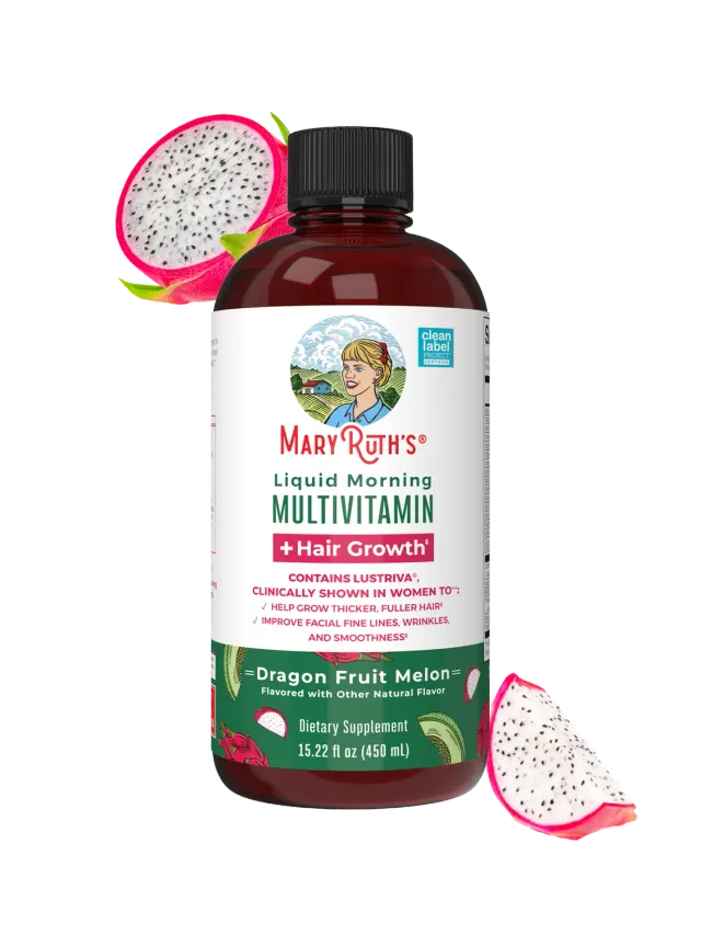 MaryRuth's Morning Multivitamin hår flytende 2 ss daglig