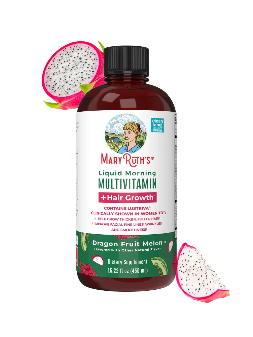 MaryRuth's Morning Multivitamin hår flytende 2 ss daglig