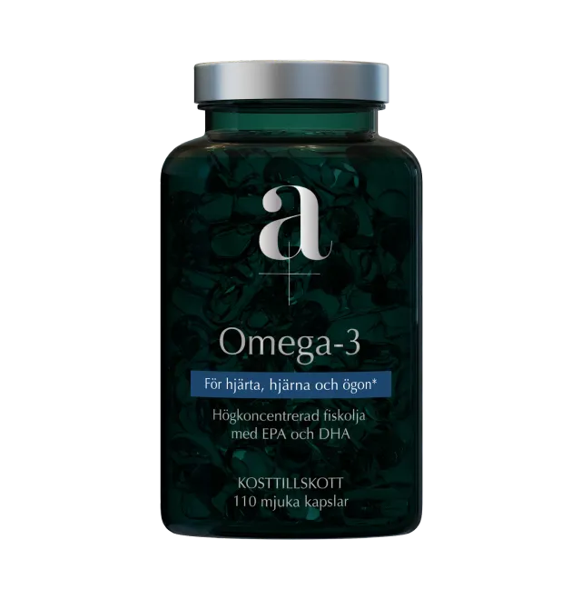 A+ Omega-3 fiskolje 110 kapsler høy EPA DHA