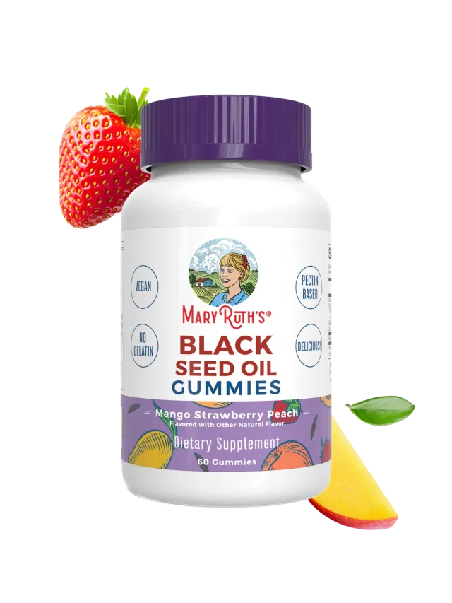 MaryRuth's Black Seed Oil gummies mango 300 mg