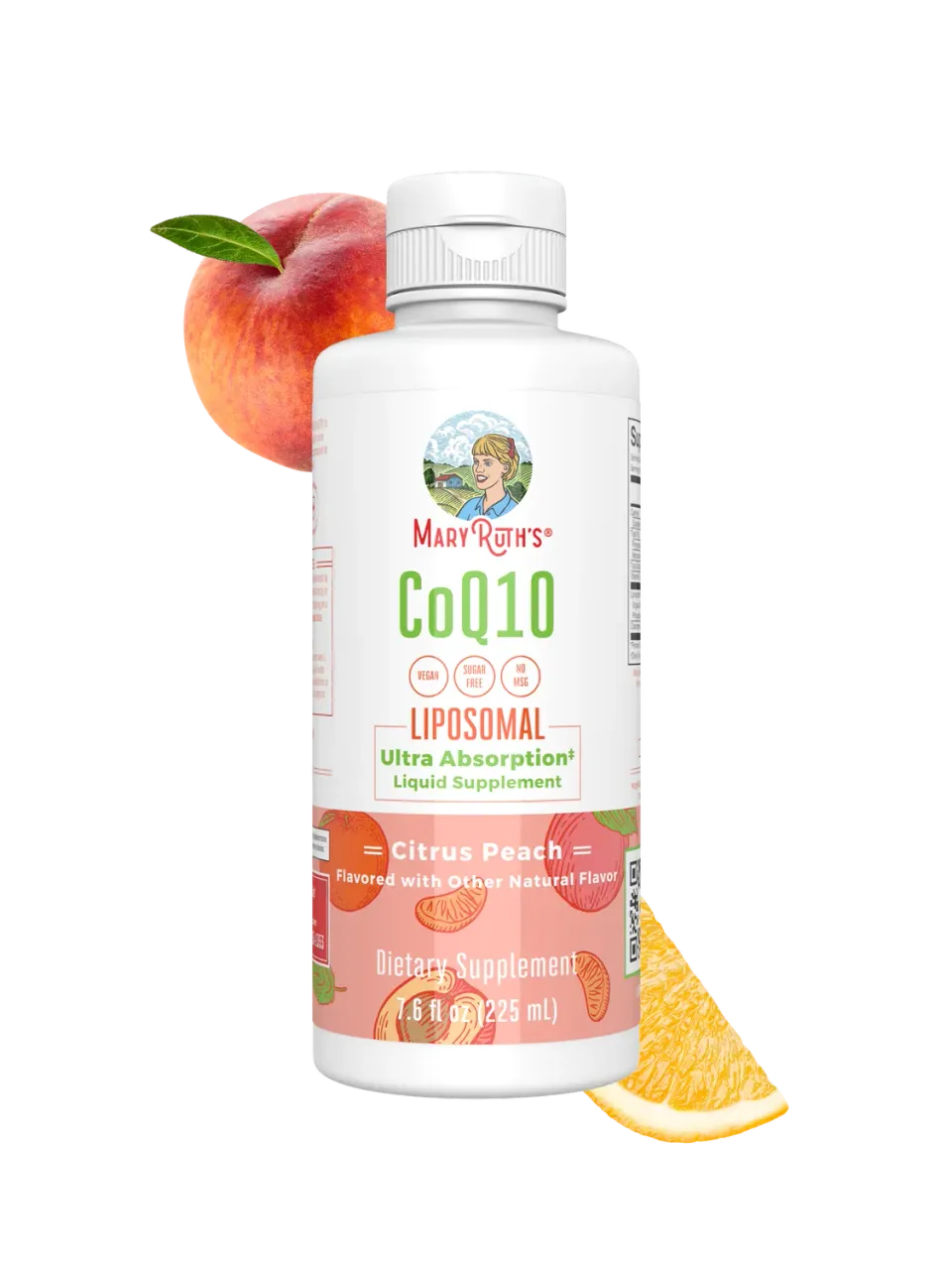 MaryRuth's CoQ10 Liposomal flytende ubiquinon 45 doser