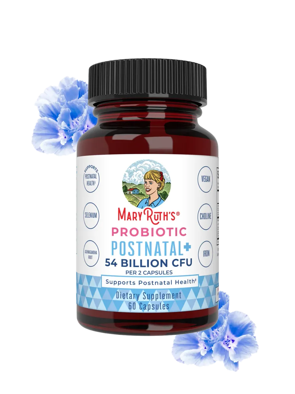 MaryRuth's Postnatal+ probiotikakapsler jern