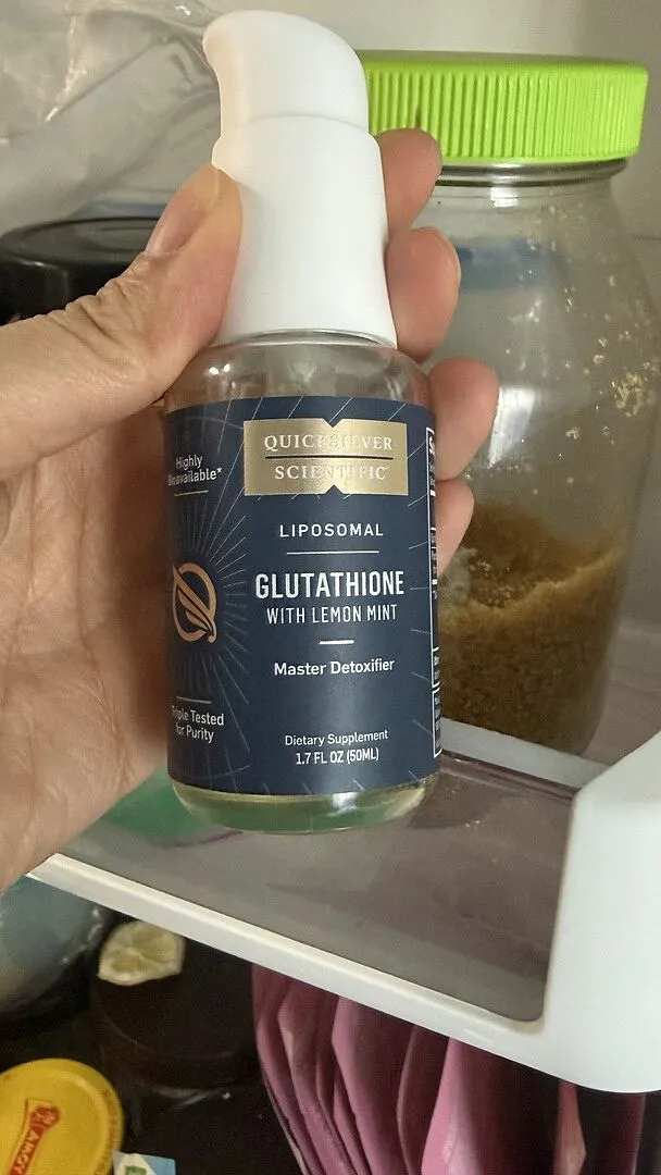 Quicksilver Liposomal Glutathione flytende 50ml cacao mint