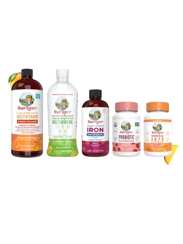 MaryRuth's Essentials Starter Kit + Hair Growth startpakke 5-pakning