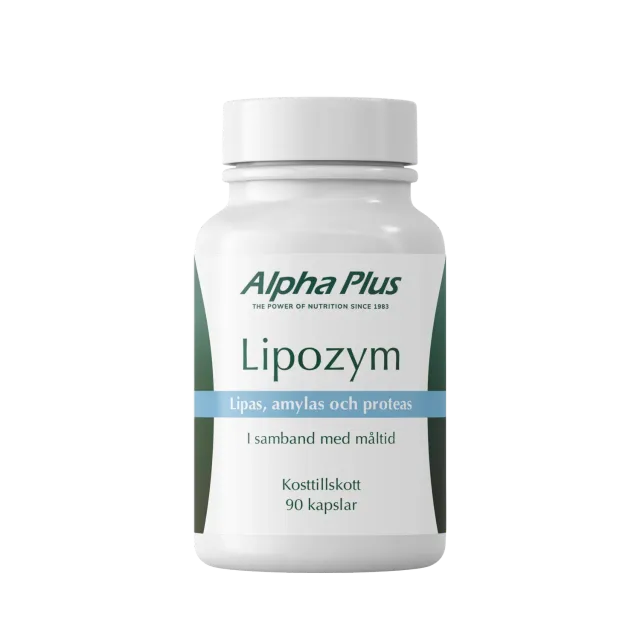A+ Multivitamin Lipozym 90 kapsler enzymer