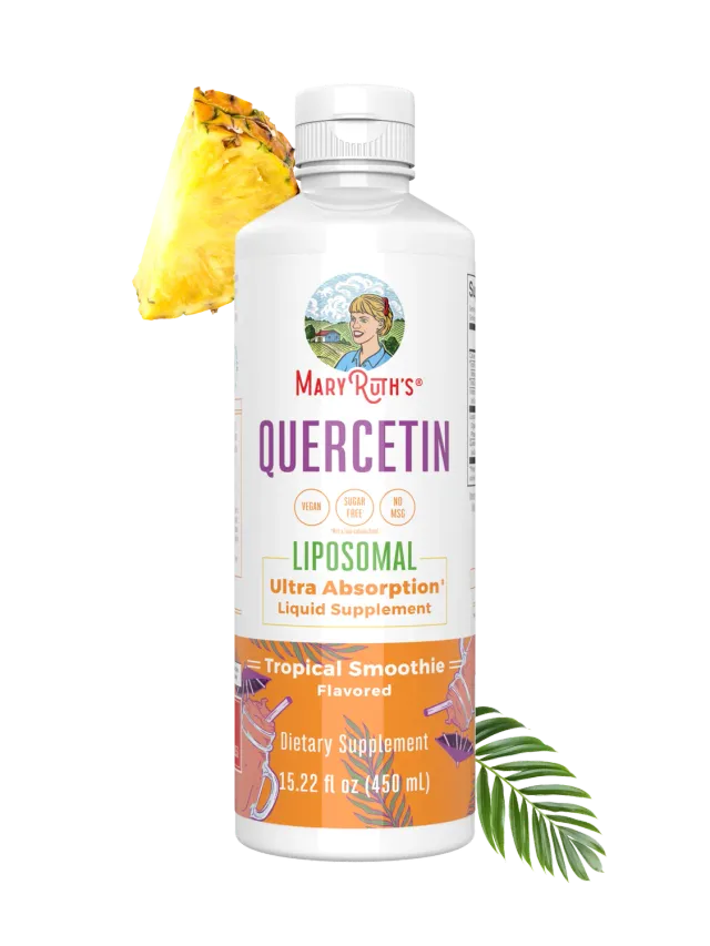 MaryRuth's Quercetin Liposomal tilskudd ananas appelsin