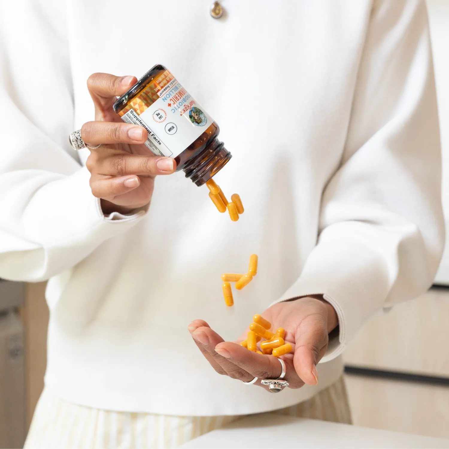 MaryRuth's Probiotic Turmeric+ kapsler 30 doser mage tarm